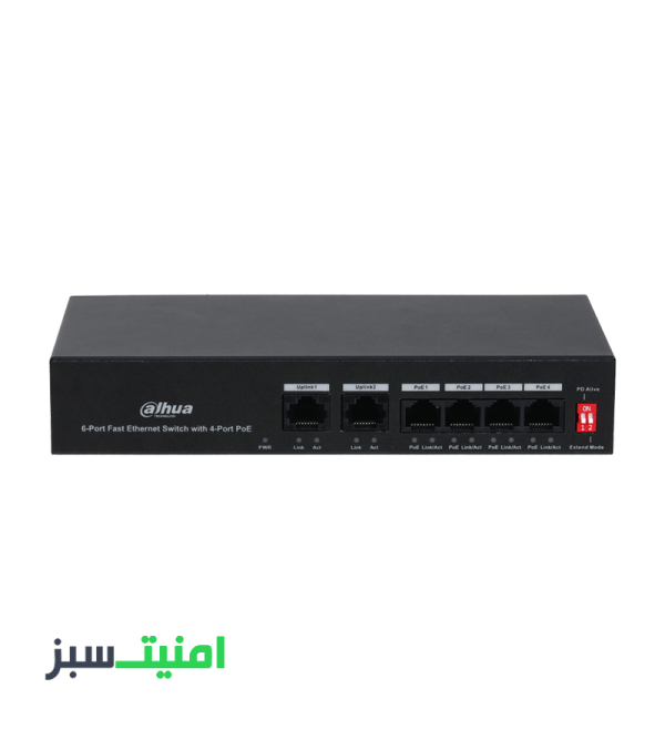 خرید سوئیچ 6 پورت اترنت داهوا DH-PFS3006-4ET-36