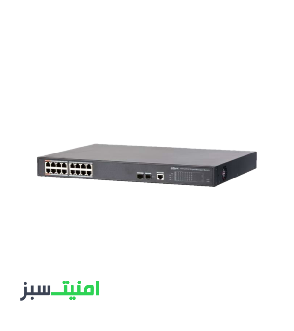 خرید سوئیچ 16 پورت PoE گیگ مدیریتی داهوا DH-PFS4218-16GT-240