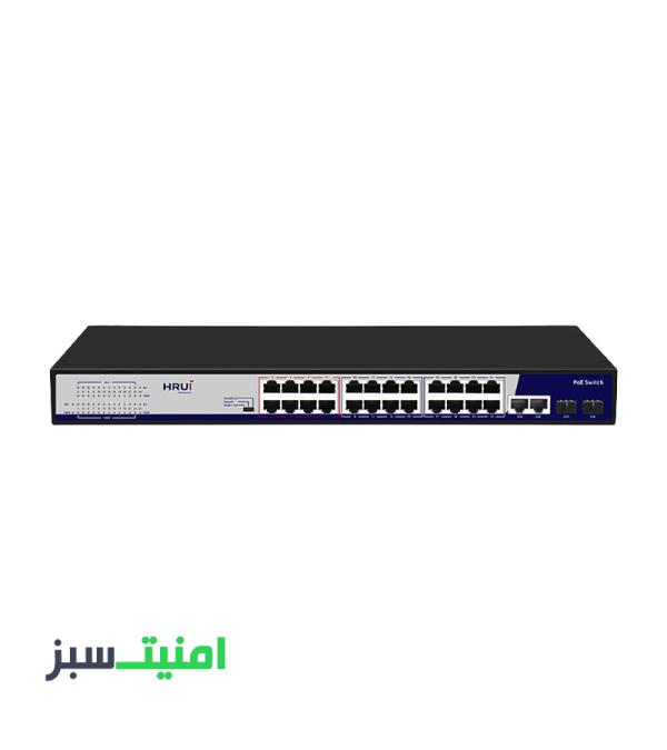 خرید سوئیچ 24PoE پورت HRUI HR901-AF-2422GS-300