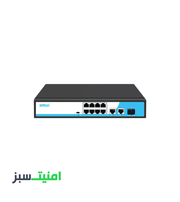 خرید سوئیچ 8PoE پورت HRUI HR901-AF-821GNS