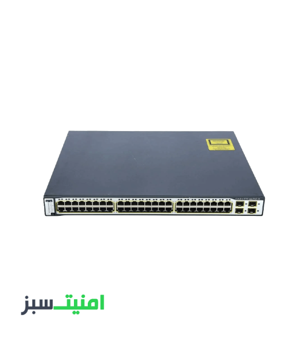 خرید سوئیچ 48 پورت اترنت سیسکو Cisco WS-3750-48PS-E