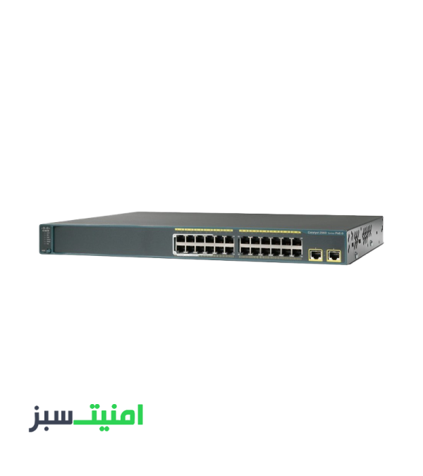 خرید سوئیچ 24 پورت اترنت سیسکو Cisco WS-C2960-24LT-L