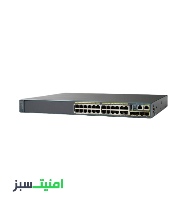 خرید سوئیچ 24 پورت PoE سیسکو ریفر Cisco WS-C2960S-24PS-L