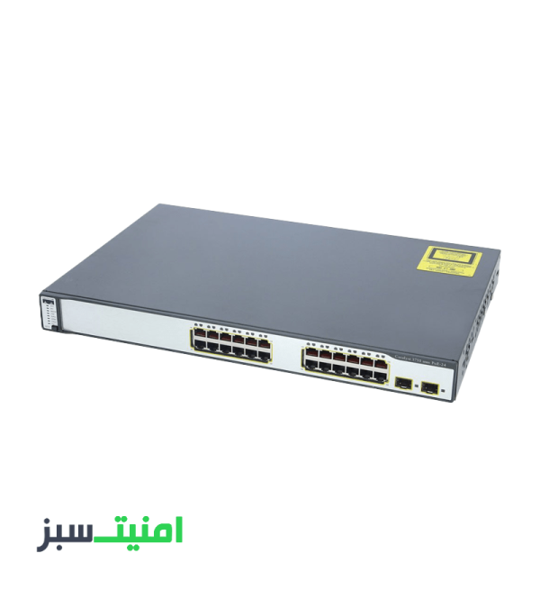 خرید سوئیچ 24 پورت PoE سیسکو Cisco WS-C3750-24PS-E