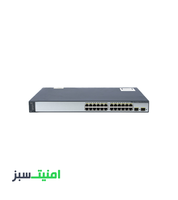 خرید سوئیچ 24 پورت اترنت سیسکو Cisco WS3750V2-24PS-S