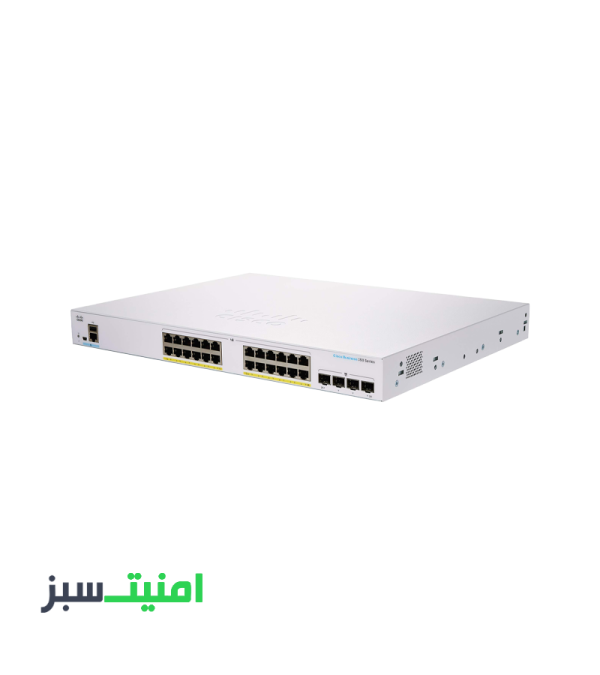 خرید سوئیچ 24 پورت سیسکو Cisco CBS350-24FP-4G