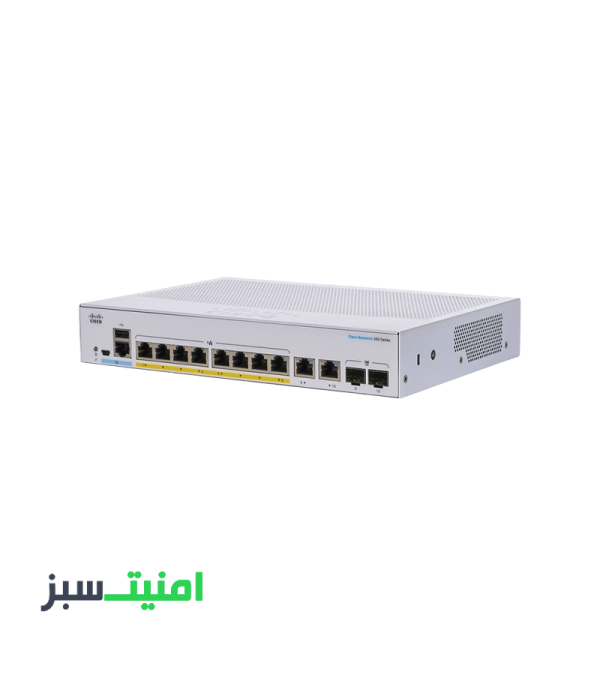 خرید سوئیچ 8 پورت سیسکو Cisco CBS350-8P-E-2G