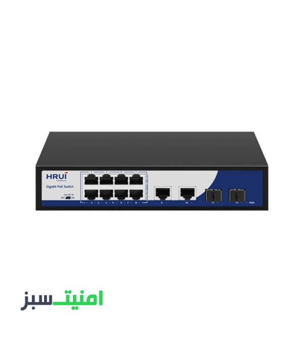 خرید سوئیچ 8PoE پورت HRUI HR900-AFG-822NS