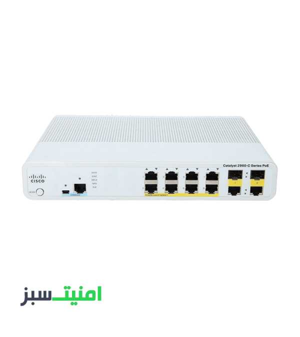 خرید سوئیچ 24 پورت سیسکو ریفر Cisco WS-C2960C-8PC-L