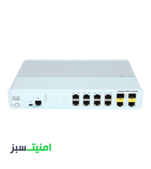 خرید سوئیچ 8 پورت سیسکو Cisco WS-C2960C-8TC-L