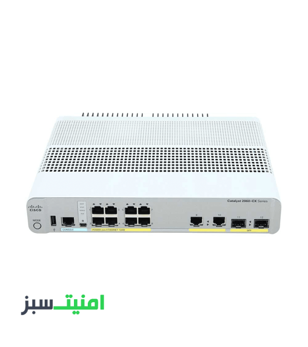 خرید سوئیچ 8 پورت سیسکو ریفر Cisco WS-C2960CX-8PC-L