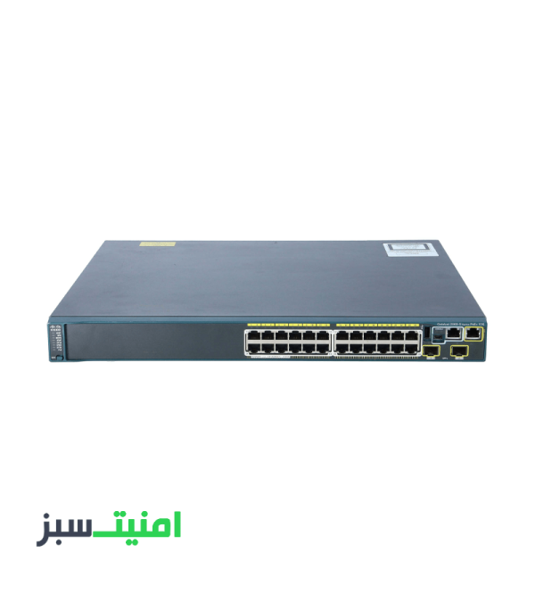 خرید سوئیچ 24 پورت PoE سیسکو ریفر Cisco WS-C2960S-24PD-L