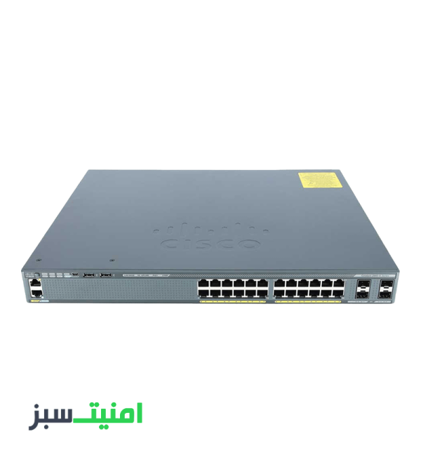 خرید سوئیچ 24 پورت PoE سیسکو ریفر Cisco WS-C2960X-24PS-L