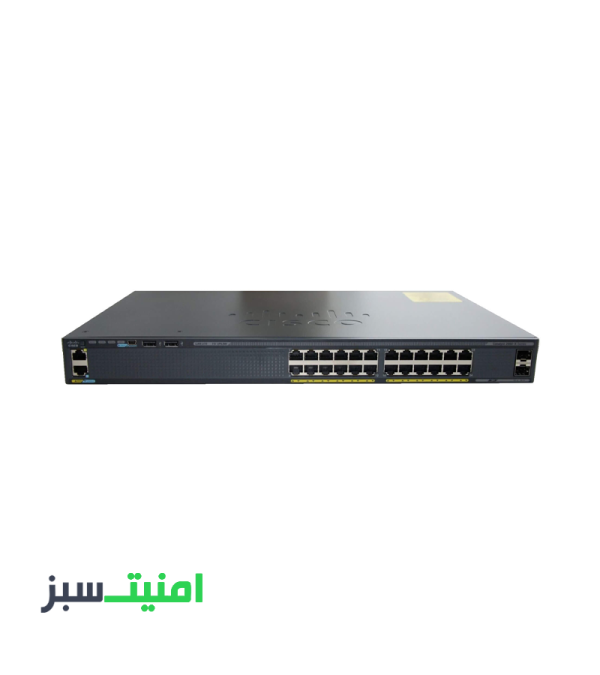 خرید سوئیچ 24 پورت PoE سیسکو ریفر Cisco WS-C2960X-24TS-LL