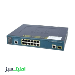 خرید سوئیچ 12 پورت سیسکو Cisco WS-C3560-12PC-S