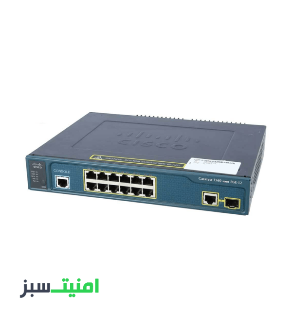 خرید سوئیچ 12 پورت سیسکو Cisco WS-C3560-12PC-S