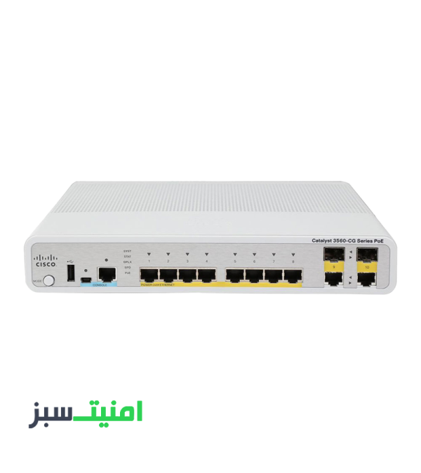 خرید سوئیچ 8 پورت سیسکو Cisco WS-C3560CG-8PC-S