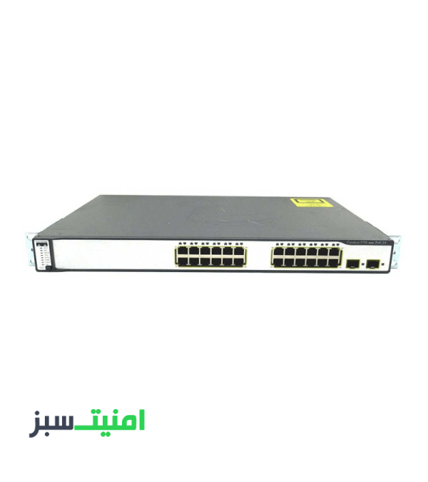 خرید سوئیچ 24 پورت اترنت سیسکو Cisco WS-C3750-24PS-S