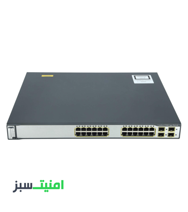 خرید سوئیچ 24 پورت اترنت سیسکو Cisco WS-C3750G-24PS-E