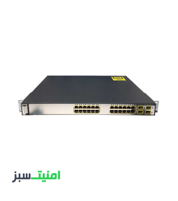 خرید سوئیچ 24 پورت اترنت سیسکو Cisco WS-C3750G-24PS-S